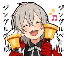 Christmas & New Year boy sticker #13409801