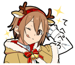 Christmas & New Year boy sticker #13409804