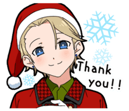 Christmas & New Year boy sticker #13409806