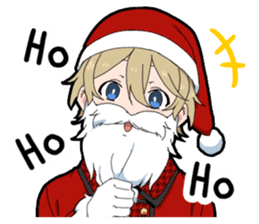 Christmas & New Year boy sticker #13409808
