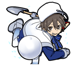 Christmas & New Year boy sticker #13409811