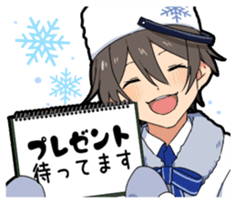 Christmas & New Year boy sticker #13409813