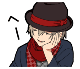 Christmas & New Year boy sticker #13409818