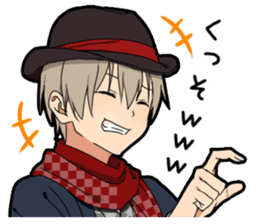 Christmas & New Year boy sticker #13409819