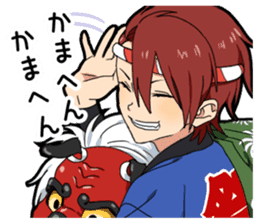 Christmas & New Year boy sticker #13409828