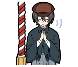 Christmas & New Year boy sticker #13409831