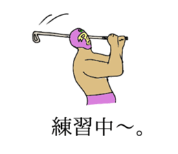GOLF MASK Basic sticker #13410046