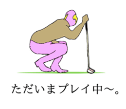 GOLF MASK Basic sticker #13410050