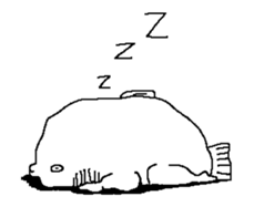 Fish Alien sticker #13410235