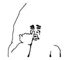 Fish Alien sticker #13410243