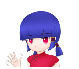 Twin tails AOI&Meg sticker #13410289