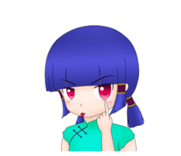 Twin tails AOI&Meg sticker #13410290