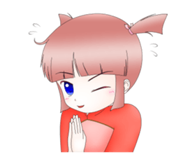 Twin tails AOI&Meg sticker #13410303