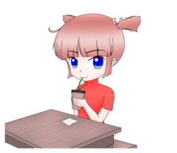 Twin tails AOI&Meg sticker #13410319