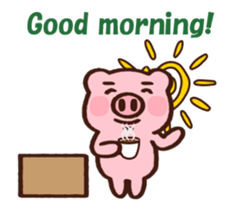 hodor pig animated2 sticker #13410334