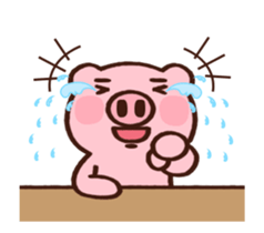hodor pig animated2 sticker #13410336