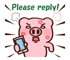 hodor pig animated2 sticker #13410345