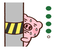 hodor pig animated2 sticker #13410349