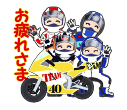 RIDERS & BIKE sticker #13410413