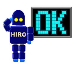 HIRO's Robot Sticker sticker #13410496