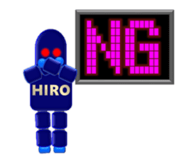 HIRO's Robot Sticker sticker #13410497