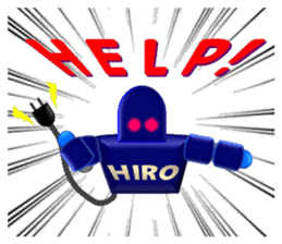 HIRO's Robot Sticker sticker #13410522