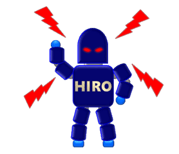 HIRO's Robot Sticker sticker #13410531