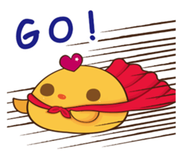 Orange chicks sticker #13410660