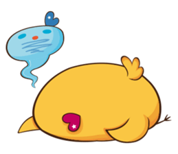 Orange chicks sticker #13410661