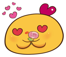 Orange chicks sticker #13410671