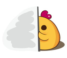 Orange chicks sticker #13410673