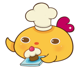 Orange chicks sticker #13410678