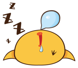 Orange chicks sticker #13410681