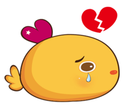 Orange chicks sticker #13410684