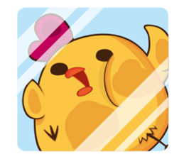 Orange chicks sticker #13410687