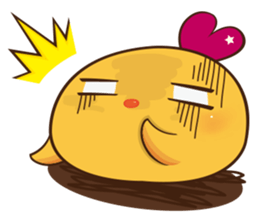 Orange chicks sticker #13410688