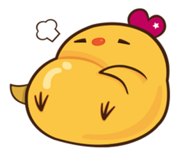 Orange chicks sticker #13410690