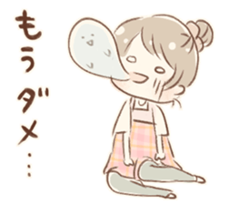 cute girl2 sticker #13410954