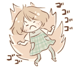 cute girl2 sticker #13410958