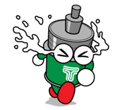 DAMPACHI & DAMPATTY English 3 sticker #13411883