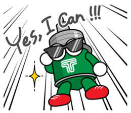 DAMPACHI & DAMPATTY English 3 sticker #13411887