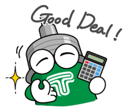 DAMPACHI & DAMPATTY English 3 sticker #13411888