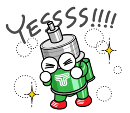 DAMPACHI & DAMPATTY English 3 sticker #13411894