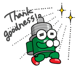 DAMPACHI & DAMPATTY English 3 sticker #13411897