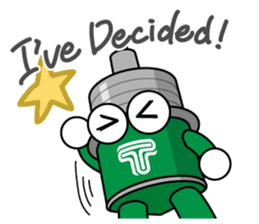 DAMPACHI & DAMPATTY English 3 sticker #13411903