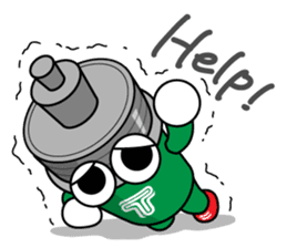 DAMPACHI & DAMPATTY English 3 sticker #13411906