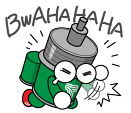 DAMPACHI & DAMPATTY English 3 sticker #13411909