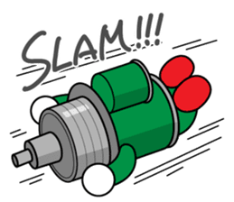 DAMPACHI & DAMPATTY English 3 sticker #13411910