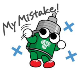 DAMPACHI & DAMPATTY English 3 sticker #13411915