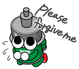 DAMPACHI & DAMPATTY English 3 sticker #13411917